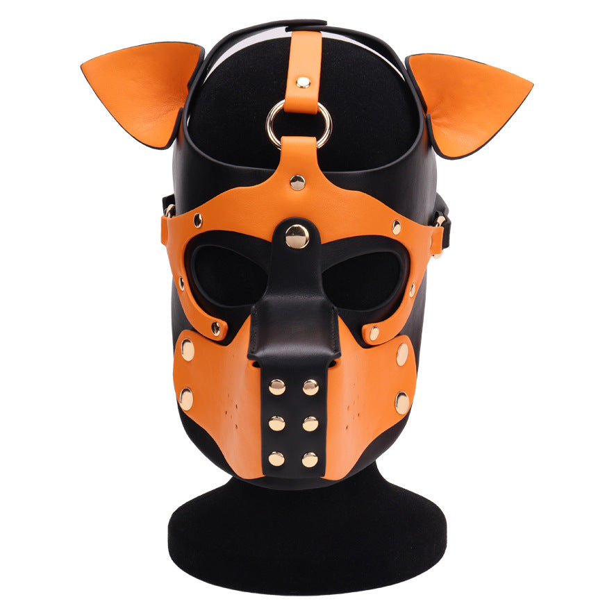 New sissy Adult Face Mask Sex Toys SM Alternative Toy Role Play Flirting Dog Head Mask Headgear