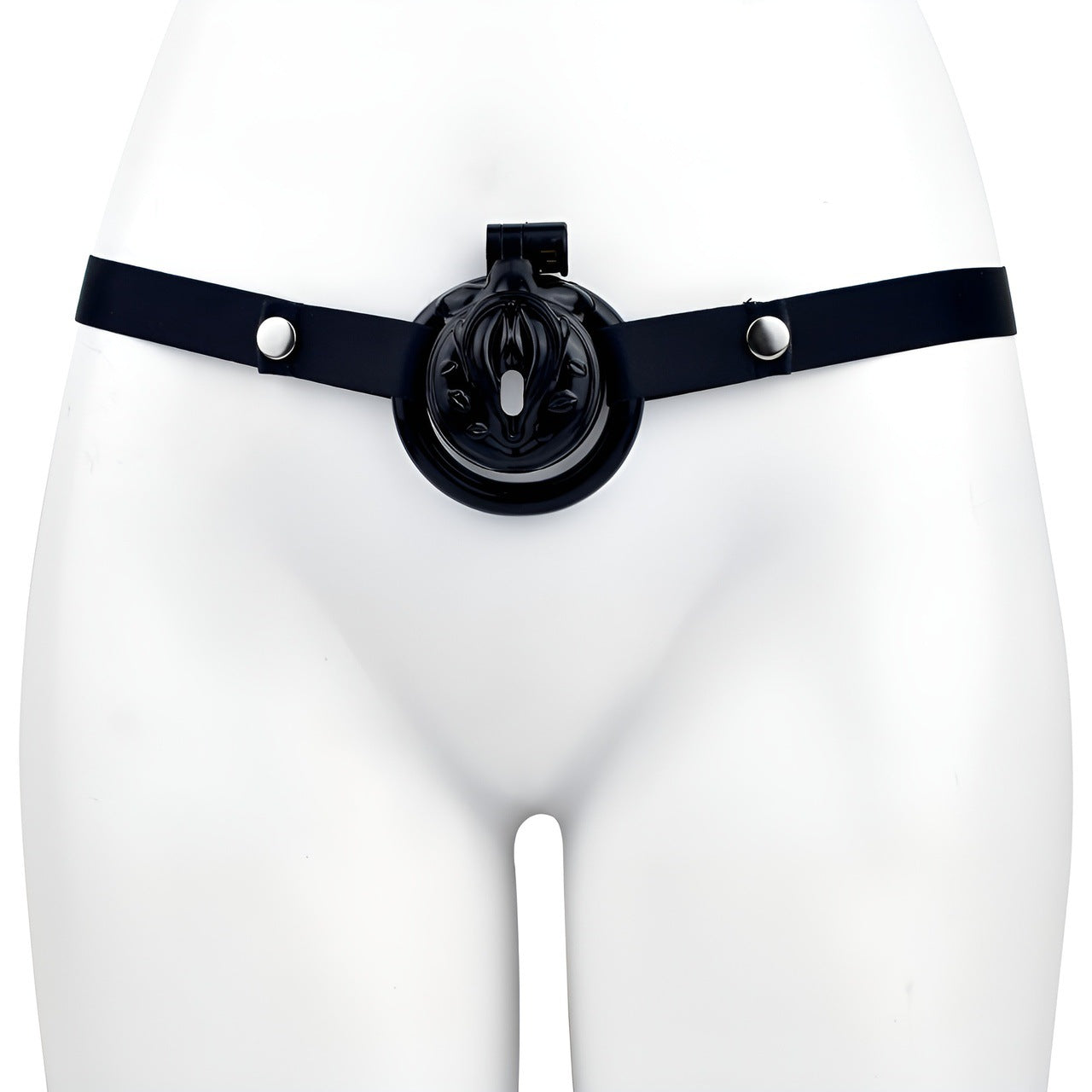 FRRK-3212Transvestite Pink Wearing Chastity Lock ABS Resin CB Bird Cage Miniature Lock Elastic Belt Set