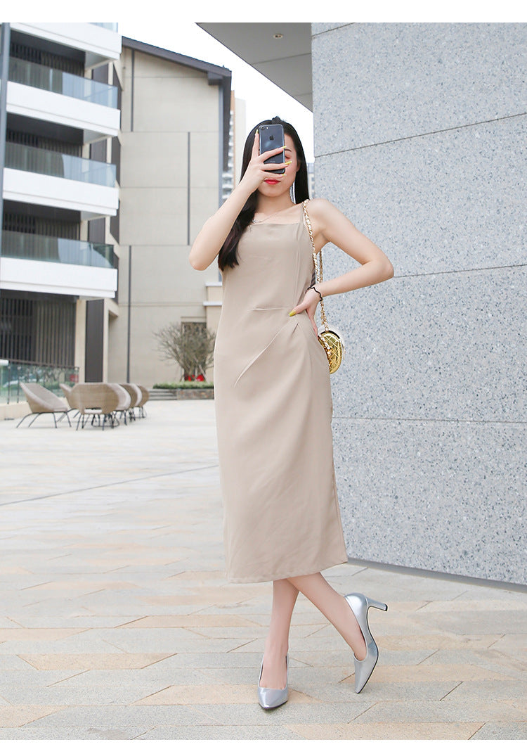 French Style Socialite Women's Single Shoes sissy Summer New Style Shallow Mouth Chunky Heel Women's Shoes High-End Elegant Versatile Mid-Heel Shoes