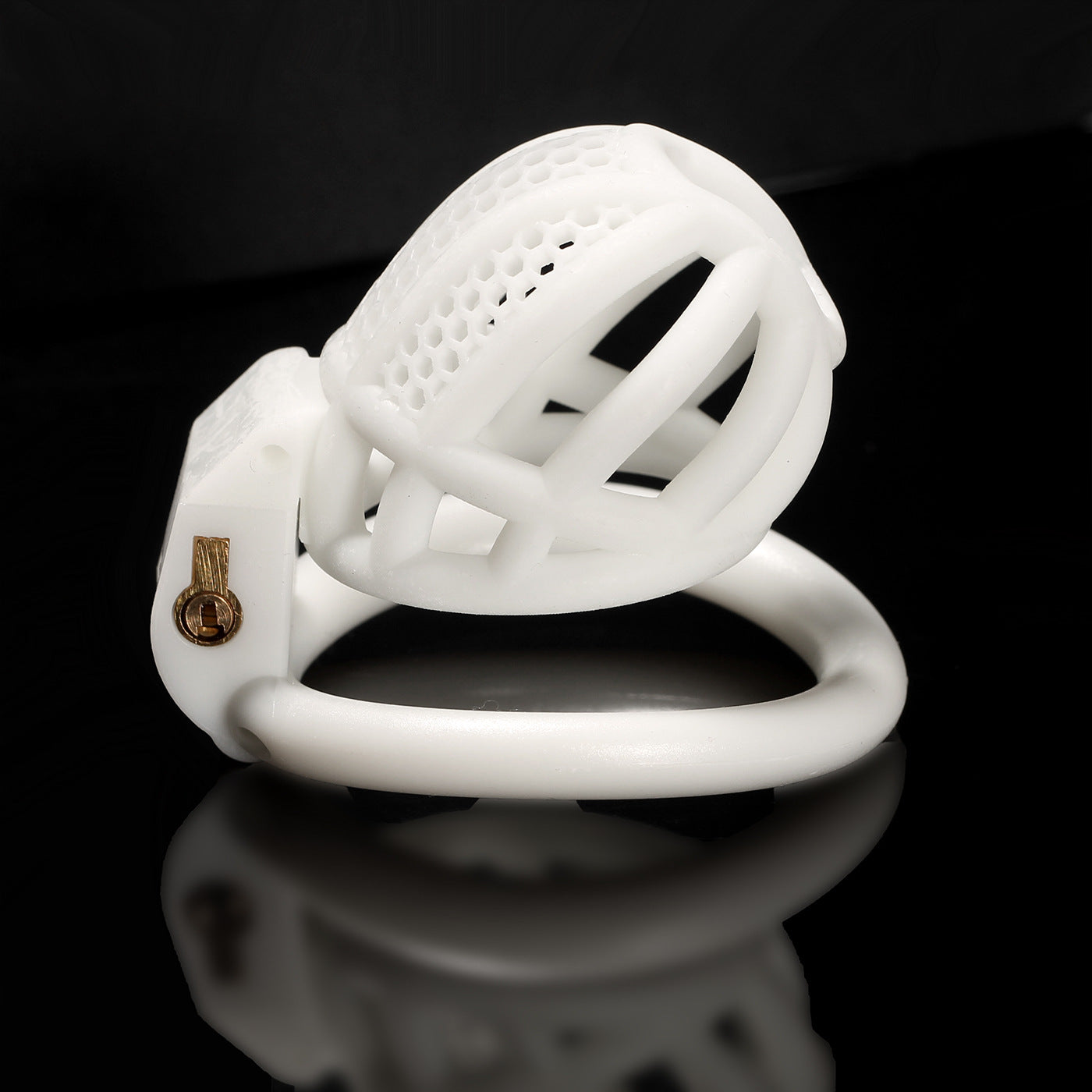 mini Honeycomb Chastity Lock for Beginners, Lightweight for Men to Use Outside cb