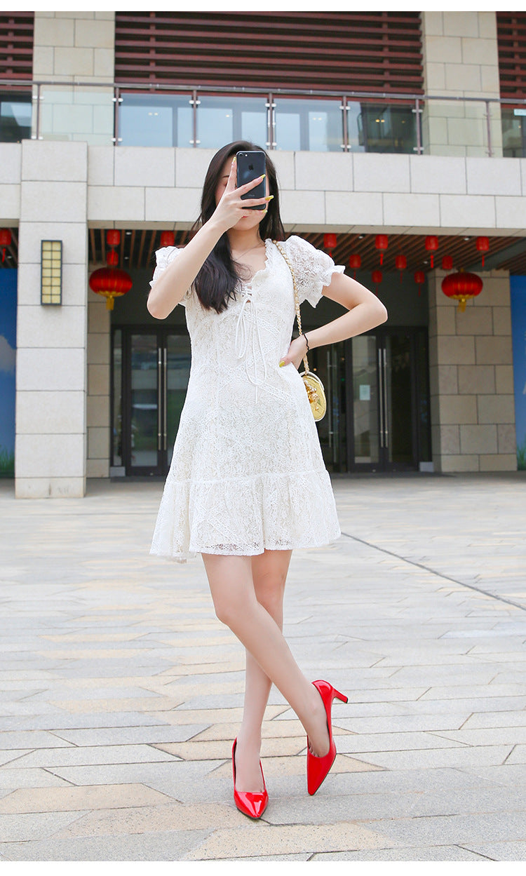 French Style Socialite Women's Single Shoes sissy Summer New Style Shallow Mouth Chunky Heel Women's Shoes High-End Elegant Versatile Mid-Heel Shoes