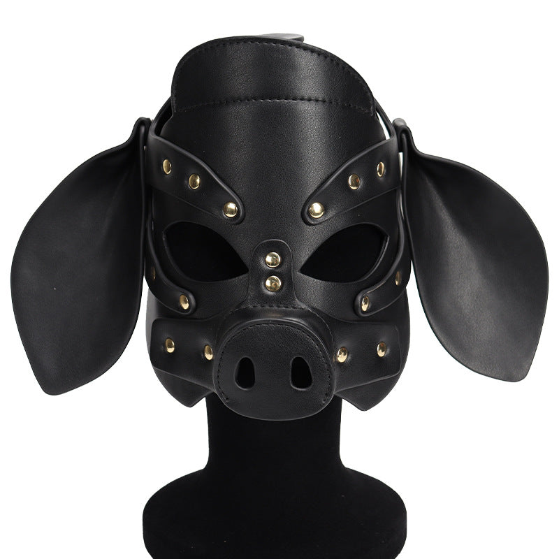 sissy Sex Toys Pig Head Mask Party Role Play Mask Sexy Flirting Toys