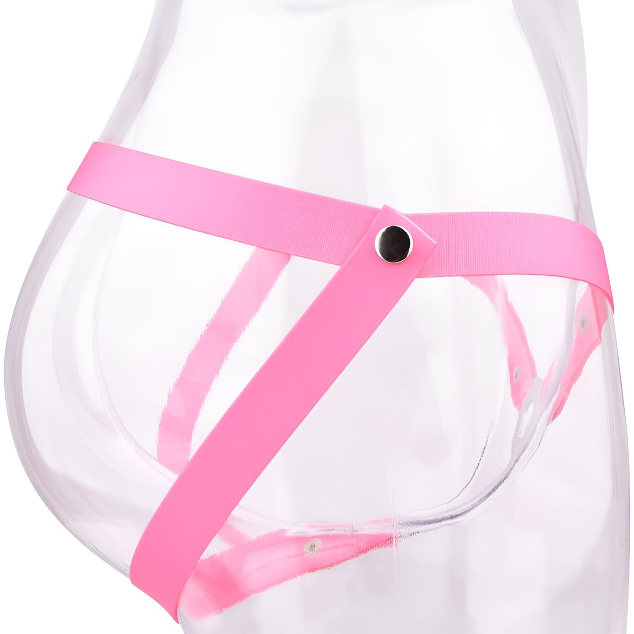 FRRK Imitation Penis Cage Metal Flat Chastity Lock Male Transvestite Penis Compression Restraint Curved Hook Patch Type Pot Lid Lock