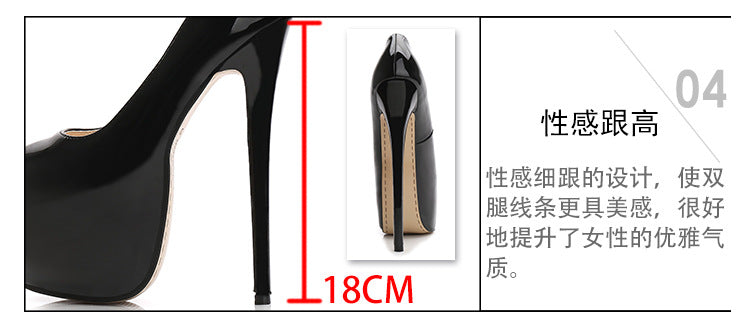 Plus Size Nightclub Fashion sissy Heels Waterproof Platform Amazon AliExpress Cross-Border Source Taobao Source Dropshipping High Heels