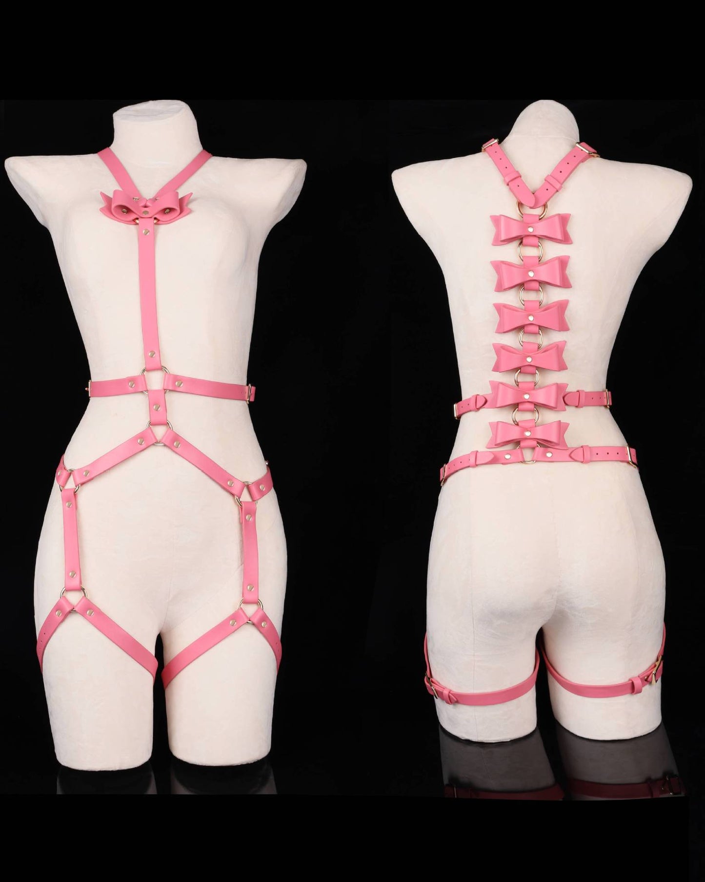 New Sissy Fun sm Set of Wearable Leather Butterfly End Binding Clothes