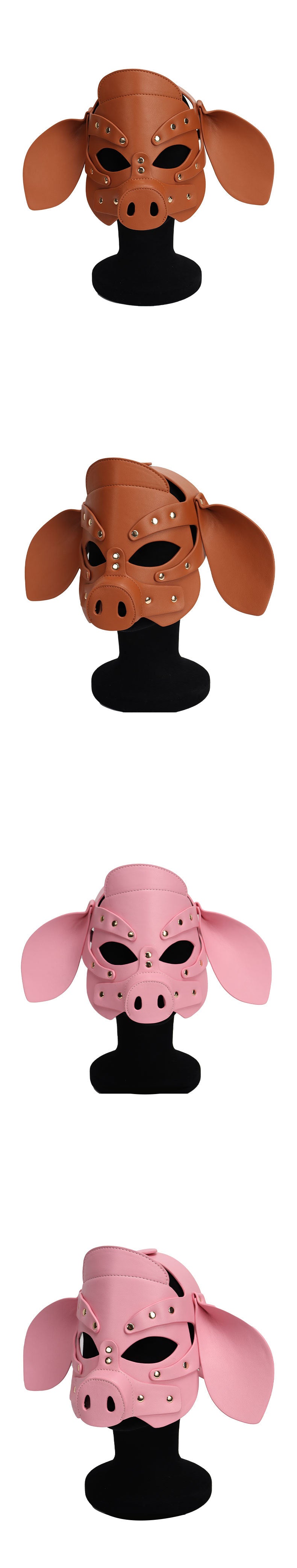 sissy Sex Toys Pig Head Mask Party Role Play Mask Sexy Flirting Toys