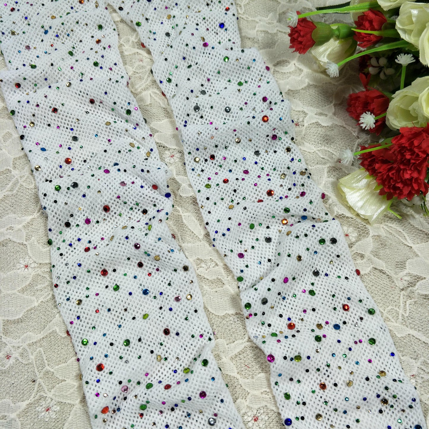 Sexy hot drill net socks, fishnet socks with drill mesh women's pantyhose sex hollow socks