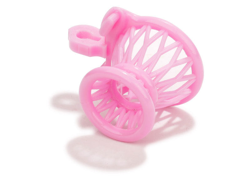 JSSMATE Nylon Negative Small Waist Fish Basket Chastity Lock Chastity Device