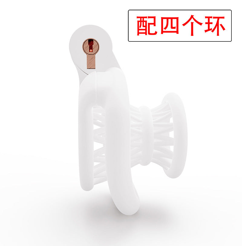 JSSMATE Nylon Negative Small Waist Fish Basket Chastity Lock Chastity Device