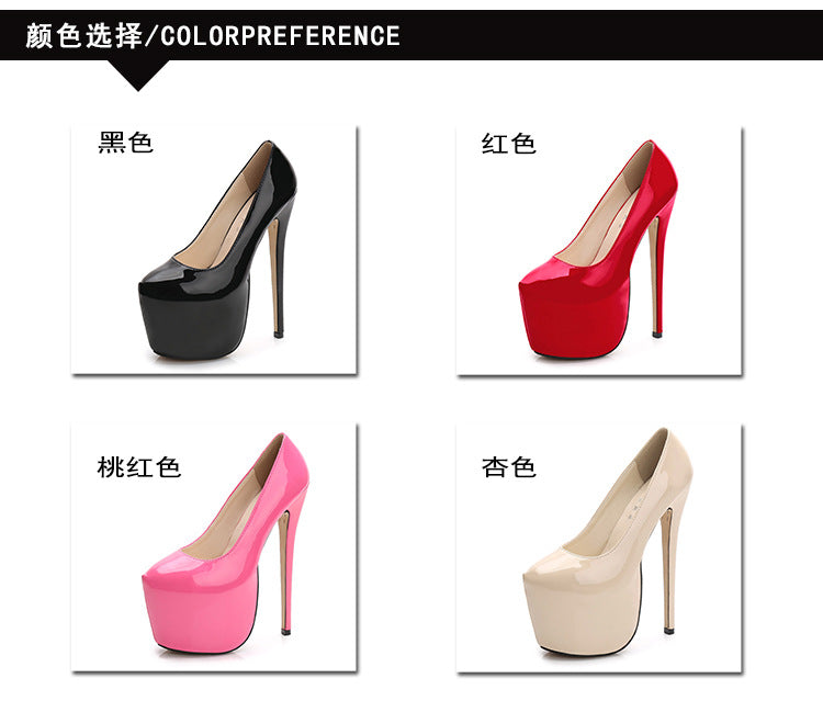 Plus Size Nightclub Fashion sissy Heels Waterproof Platform Amazon AliExpress Cross-Border Source Taobao Source Dropshipping High Heels