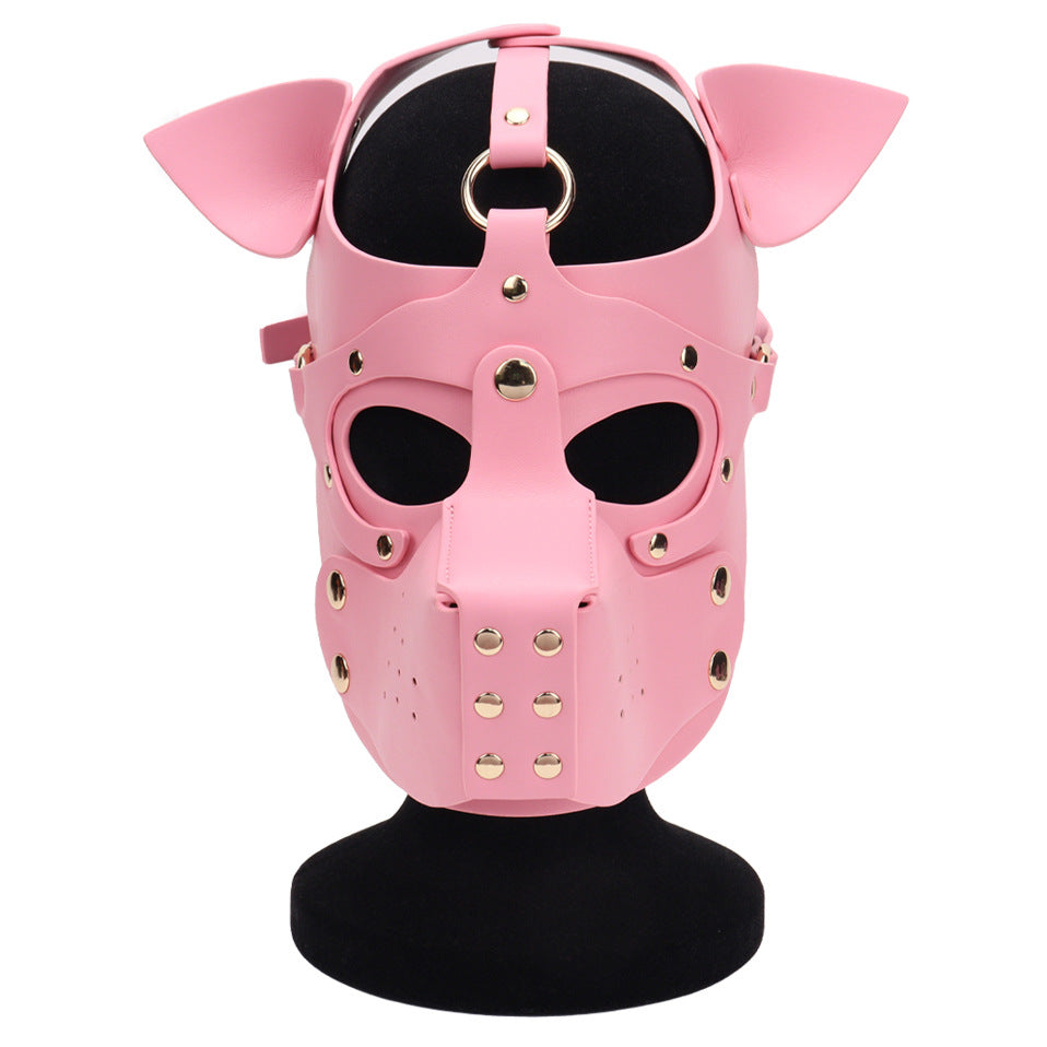 New sissy Adult Face Mask Sex Toys SM Alternative Toy Role Play Flirting Dog Head Mask Headgear