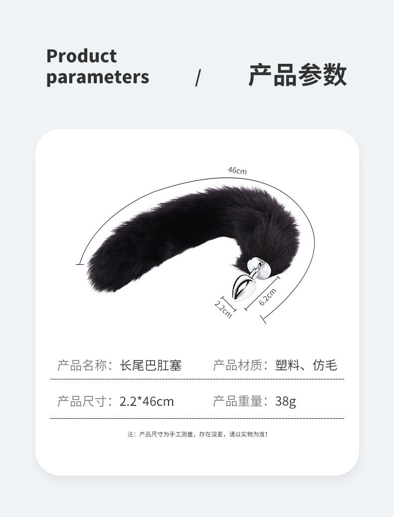 sm Mini Anal Plug Fox Tail Anal Stimulation and Enlargement Training Tool Transvestite Anal Toys Adult Products