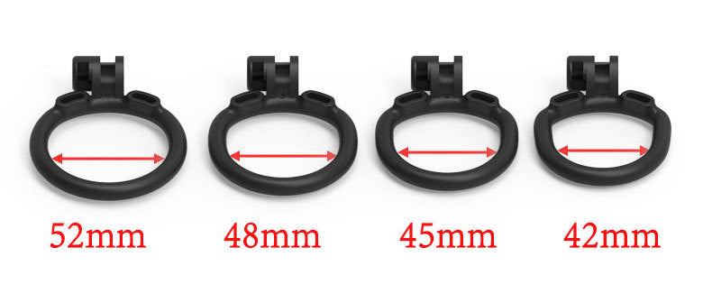 JSSMATE Nylon Negative Small Waist Fish Basket Chastity Lock Chastity Device