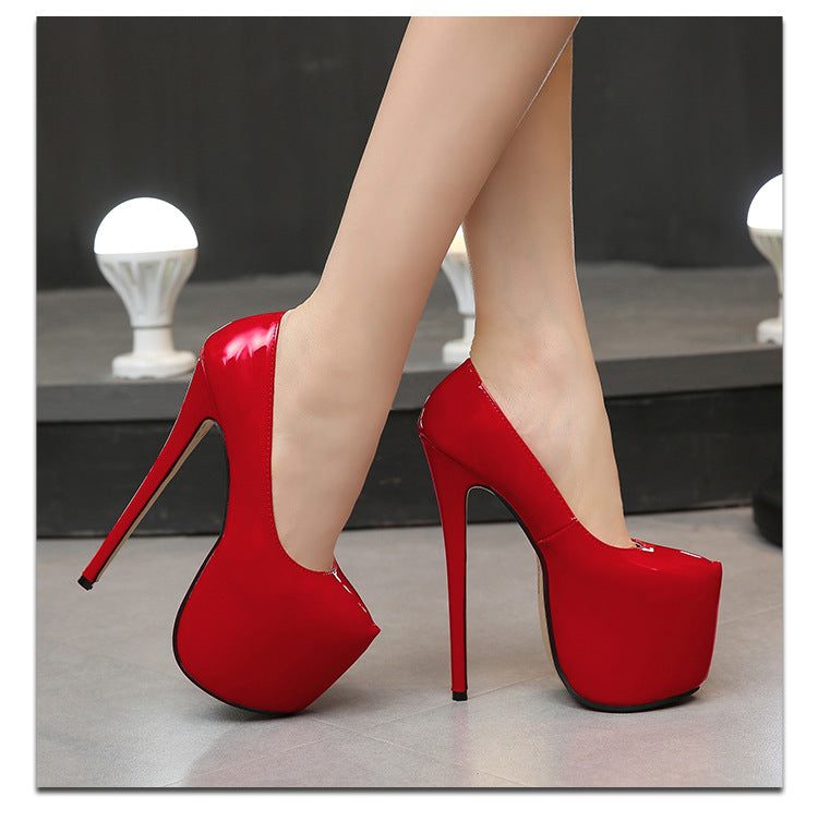 Plus Size Nightclub Fashion sissy Heels Waterproof Platform Amazon AliExpress Cross-Border Source Taobao Source Dropshipping High Heels