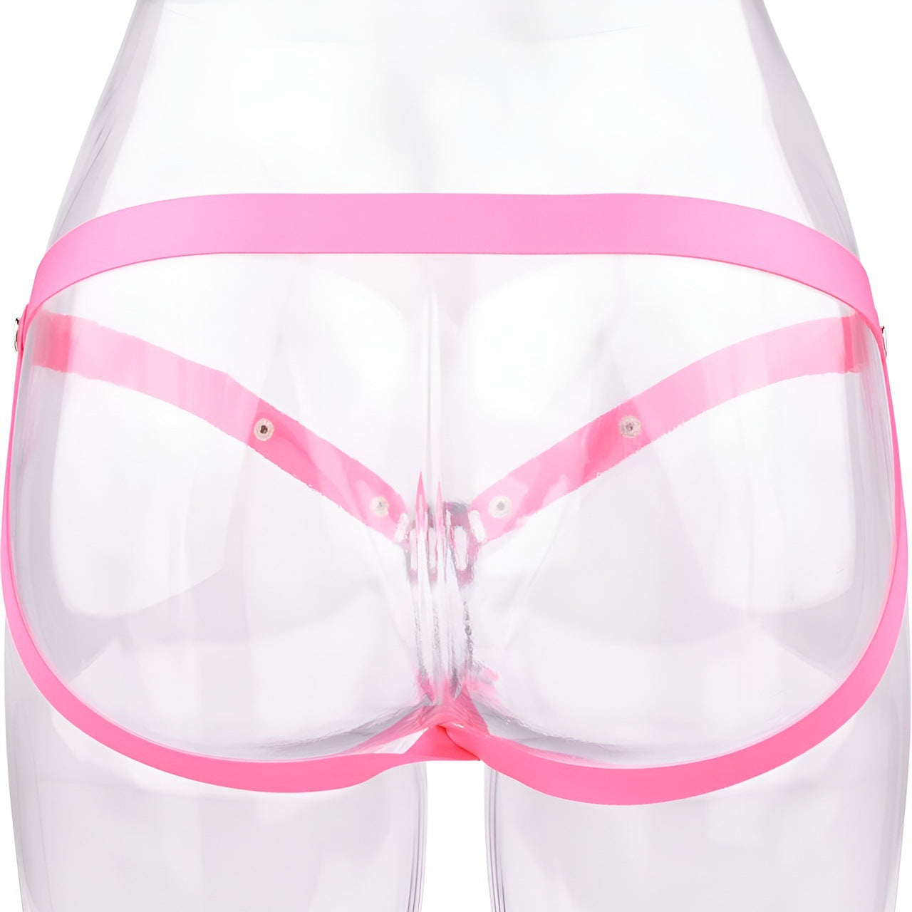 FRRK Imitation Penis Cage Metal Flat Chastity Lock Male Transvestite Penis Compression Restraint Curved Hook Patch Type Pot Lid Lock
