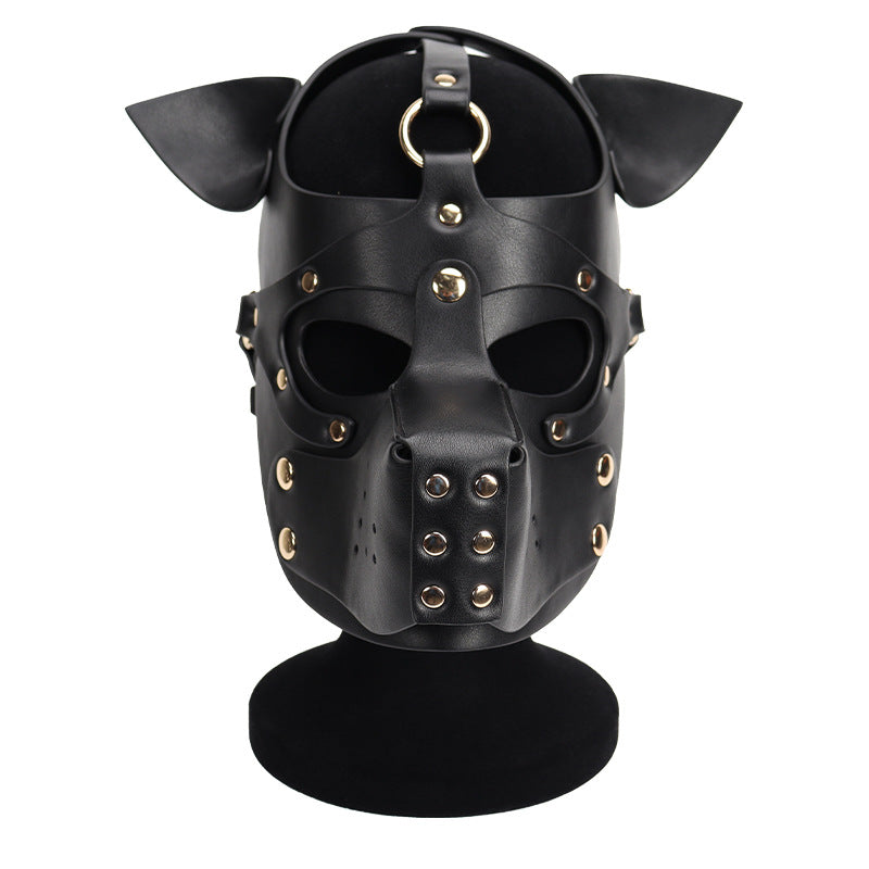 New sissy Adult Face Mask Sex Toys SM Alternative Toy Role Play Flirting Dog Head Mask Headgear