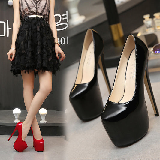 Plus Size Nightclub Fashion sissy Heels Waterproof Platform Amazon AliExpress Cross-Border Source Taobao Source Dropshipping High Heels