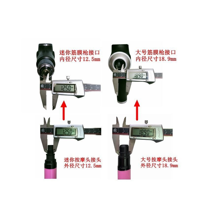 Fascia Gun Sexy Modified Head Simulated Dildos Female Masturbators Adult Sex Products Wholesale Dropshipping12~13mm