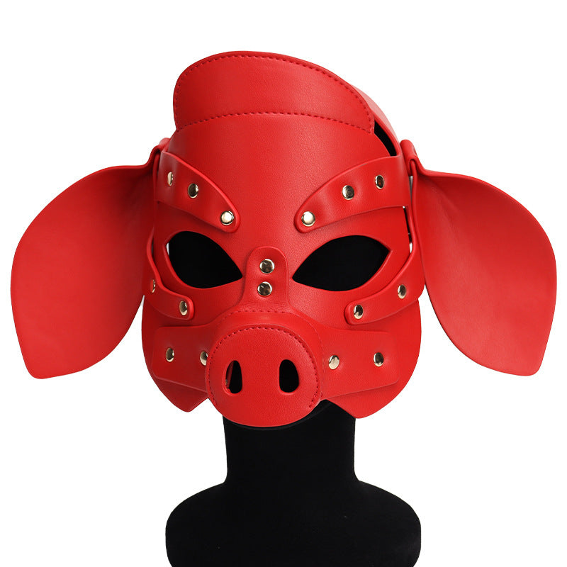 sissy Sex Toys Pig Head Mask Party Role Play Mask Sexy Flirting Toys