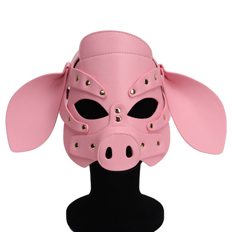 sissy Sex Toys Pig Head Mask Party Role Play Mask Sexy Flirting Toys