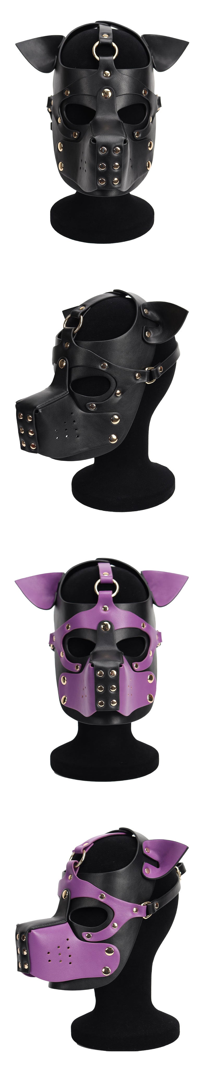 New sissy Adult Face Mask Sex Toys SM Alternative Toy Role Play Flirting Dog Head Mask Headgear