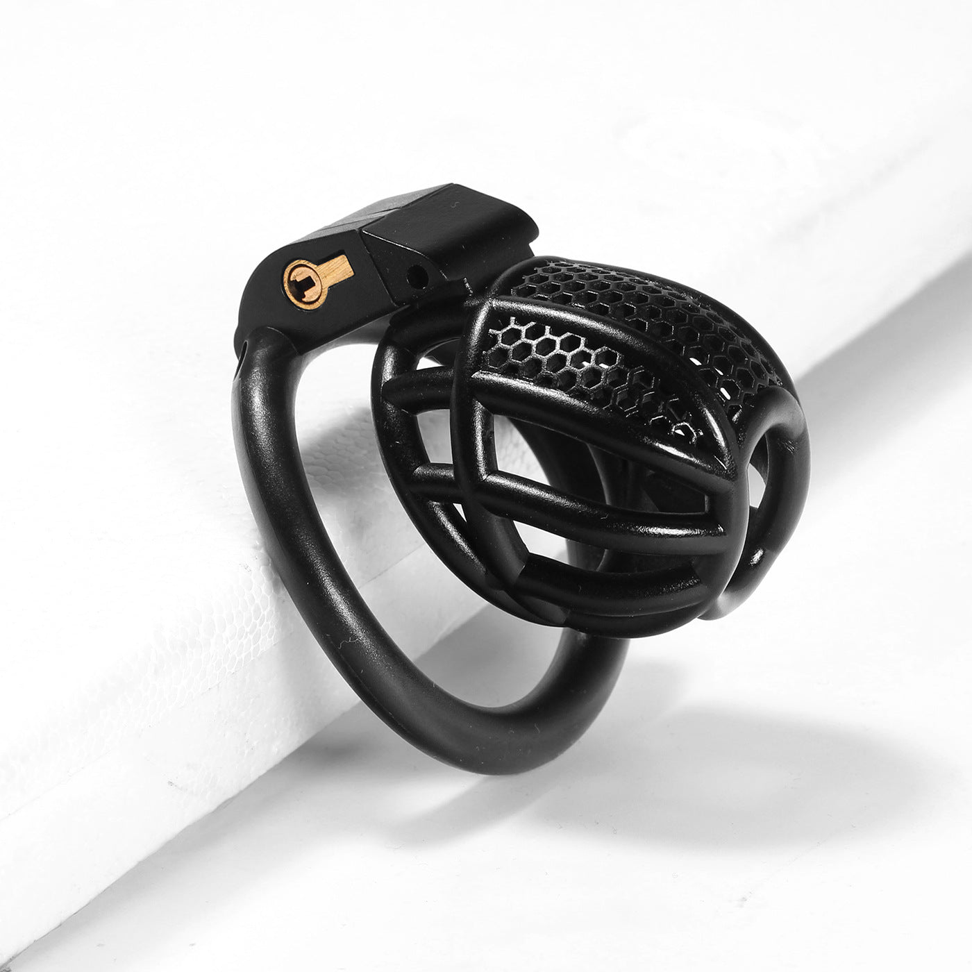 mini Honeycomb Chastity Lock for Beginners, Lightweight for Men to Use Outside cb