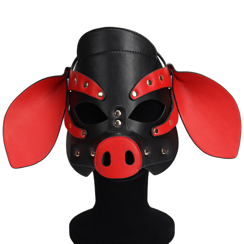 sissy Sex Toys Pig Head Mask Party Role Play Mask Sexy Flirting Toys