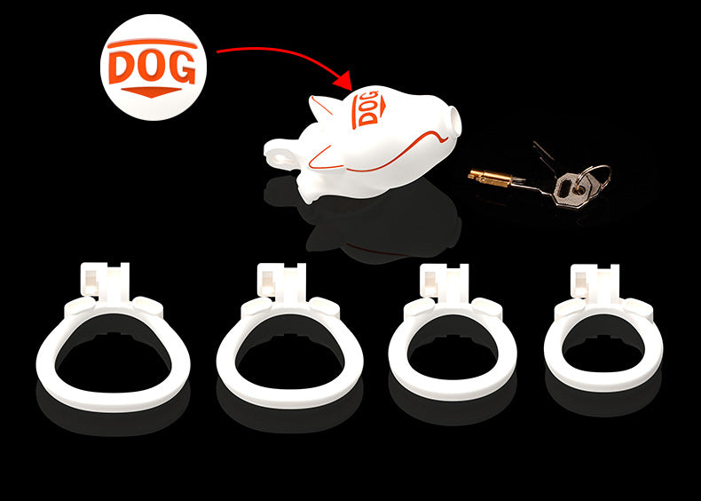 Love Teasing Dog Head Chastity Lock Cosplay Chastity Lock