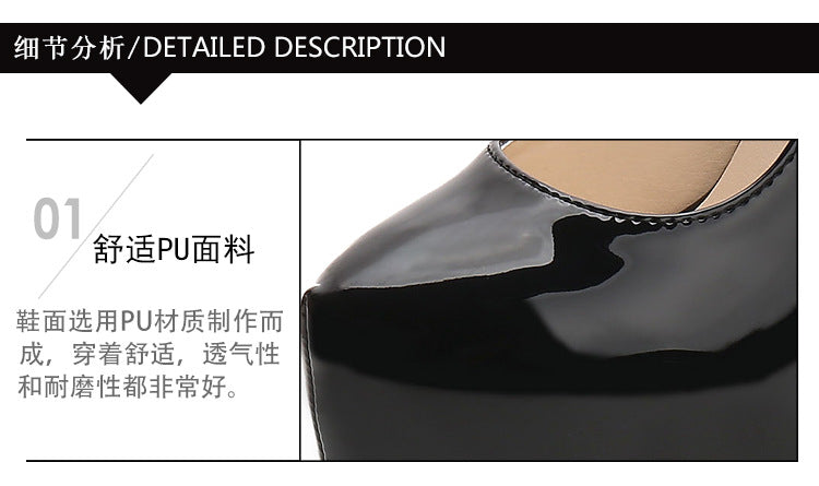 Plus Size Nightclub Fashion sissy Heels Waterproof Platform Amazon AliExpress Cross-Border Source Taobao Source Dropshipping High Heels