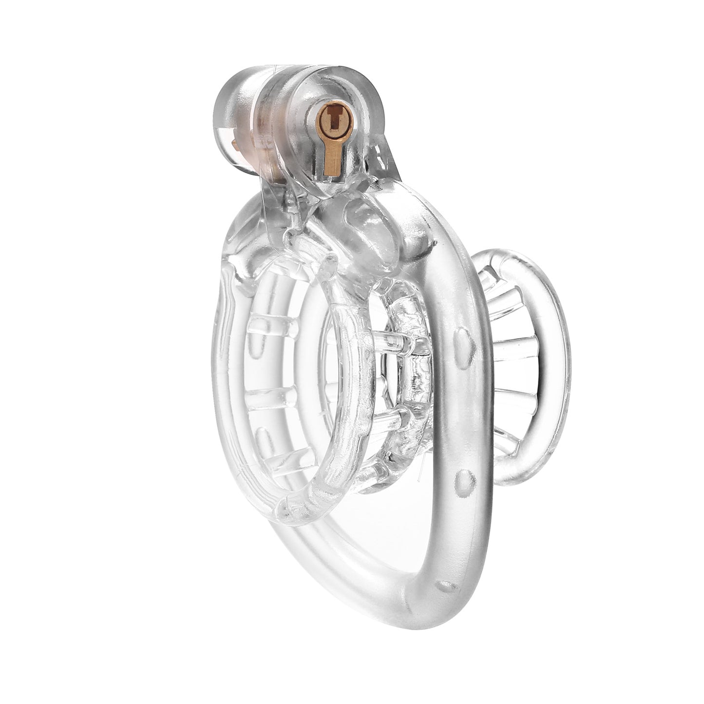 JSSMATE Nylon Negative Small Waist Fish Basket Chastity Lock Chastity Device