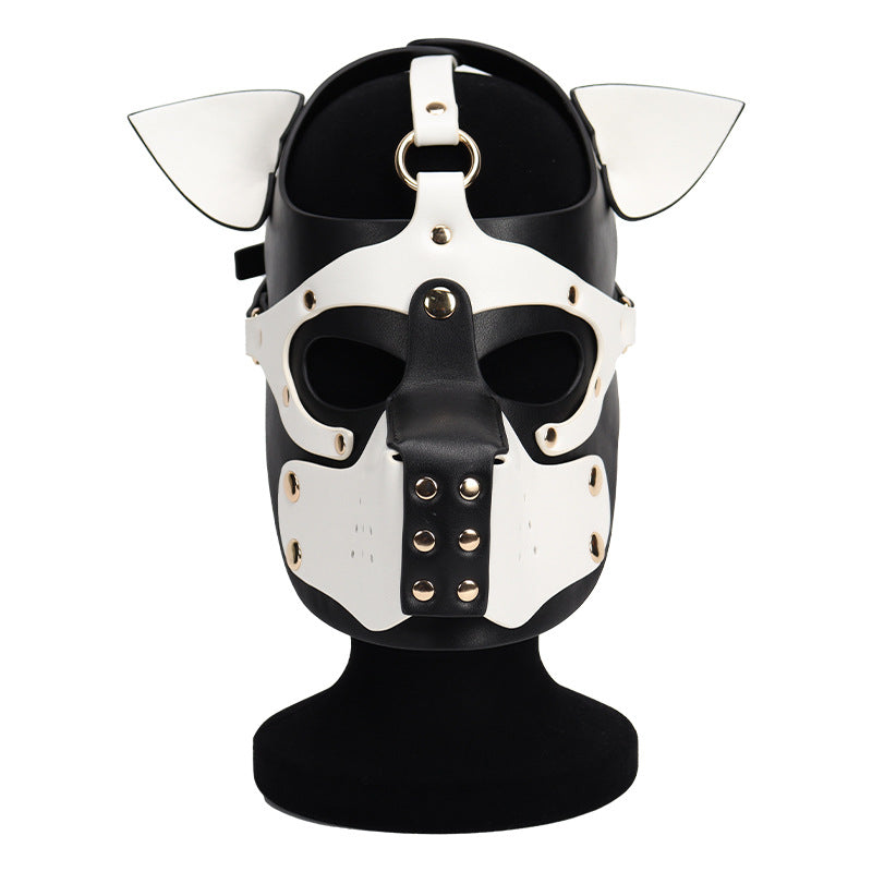 New sissy Adult Face Mask Sex Toys SM Alternative Toy Role Play Flirting Dog Head Mask Headgear
