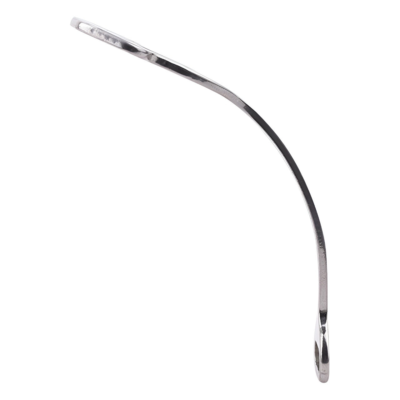 FRRK Imitation Penis Cage Metal Flat Chastity Lock Male Transvestite Penis Compression Restraint Curved Hook Patch Type Pot Lid Lock