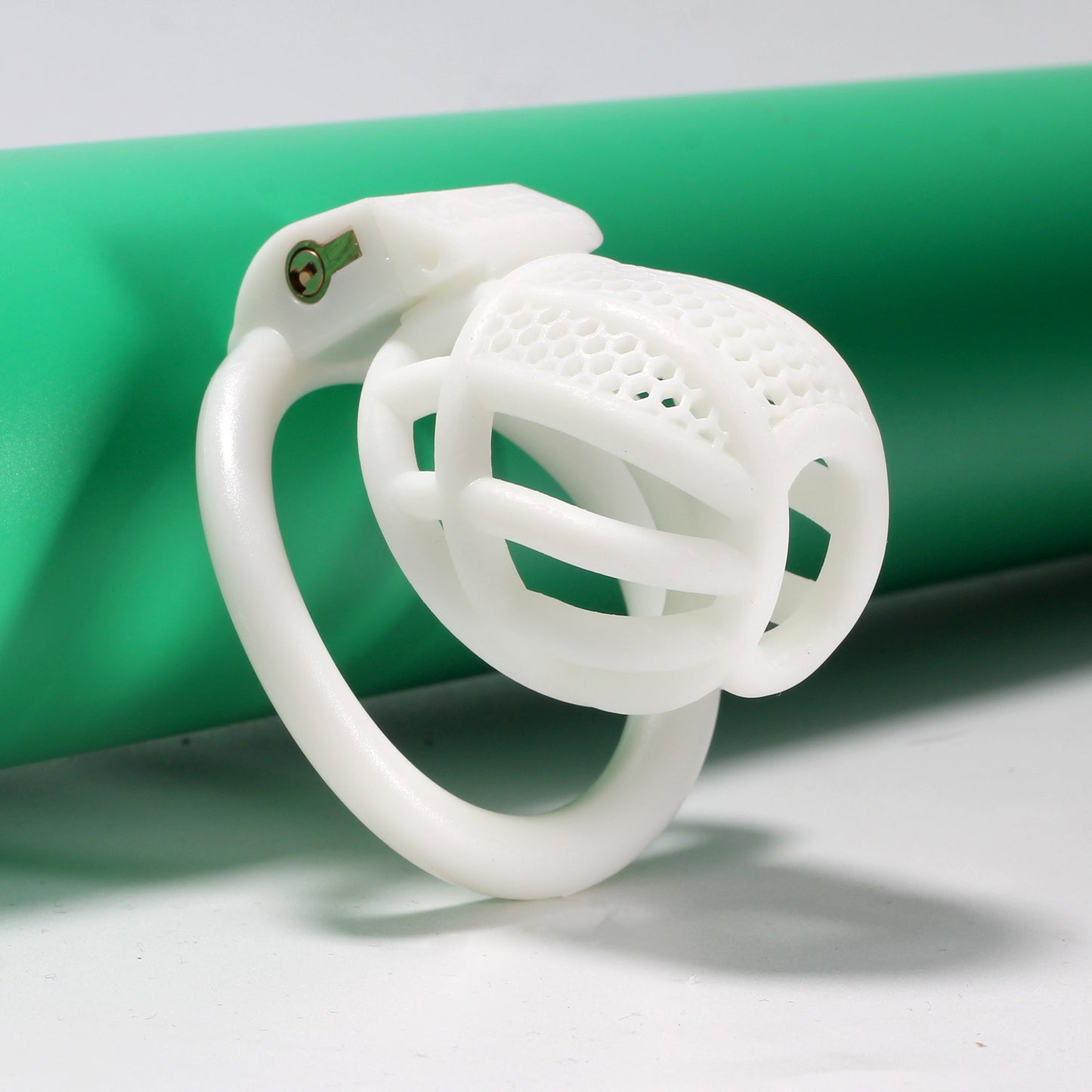 mini Honeycomb Chastity Lock for Beginners, Lightweight for Men to Use Outside cb