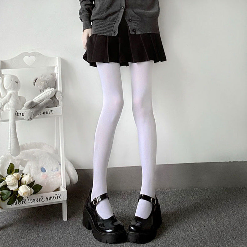 Tall Crossdresser Plus Size White Women's Clothing Big Brother Pantyhose190Long Men's Base Layer Spring and Autumn Stockings