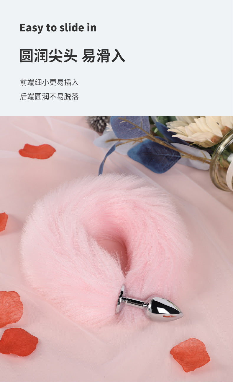sm Mini Anal Plug Fox Tail Anal Stimulation and Enlargement Training Tool Transvestite Anal Toys Adult Products
