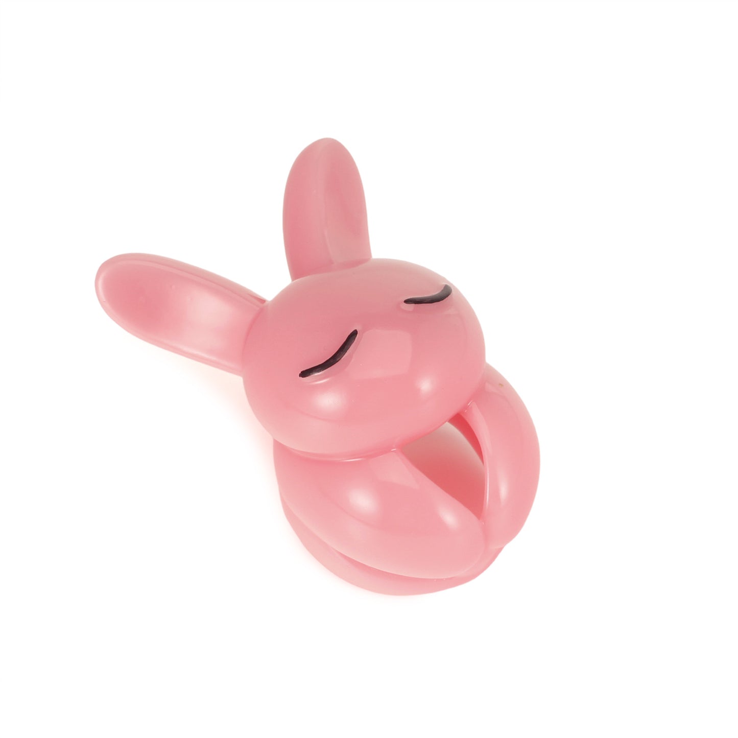 JSSMATE  White Pink Long Ears Rabbit CB Lock