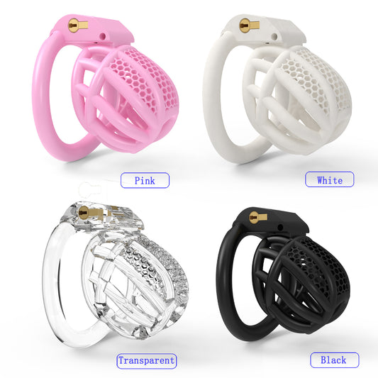 mini Honeycomb Chastity Lock for Beginners, Lightweight for Men to Use Outside cb