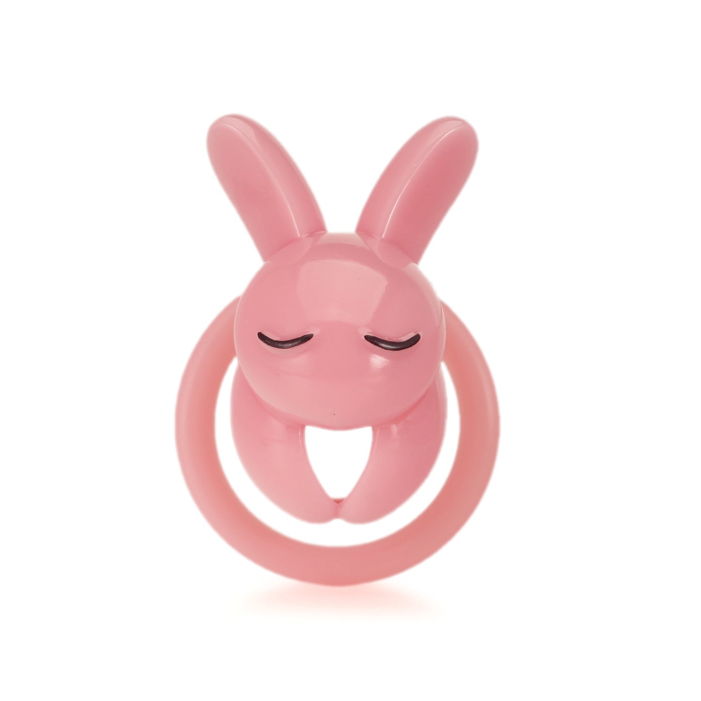 JSSMATE  White Pink Long Ears Rabbit CB Lock