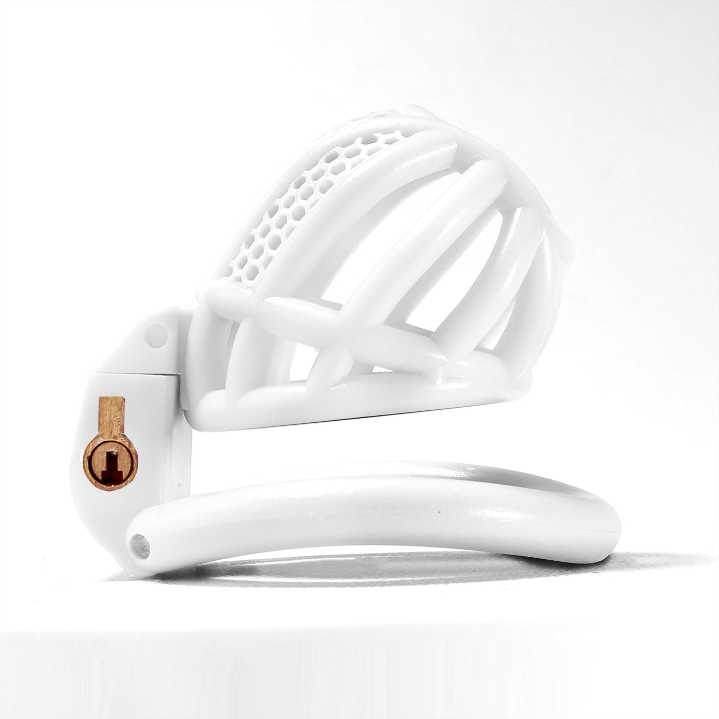 mini Honeycomb Chastity Lock for Beginners, Lightweight for Men to Use Outside cb