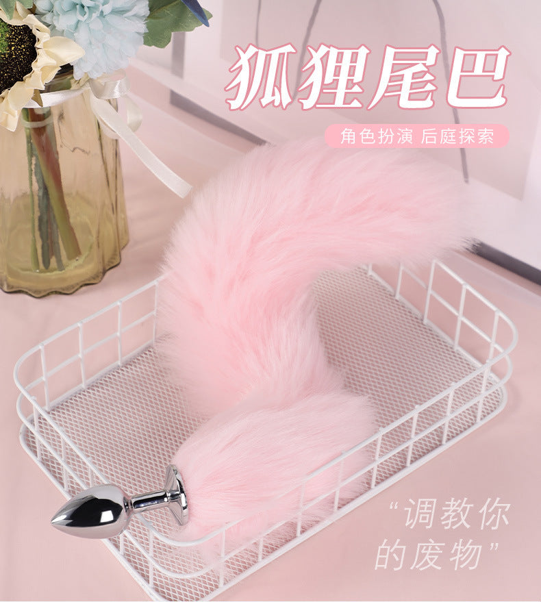 sm Mini Anal Plug Fox Tail Anal Stimulation and Enlargement Training Tool Transvestite Anal Toys Adult Products