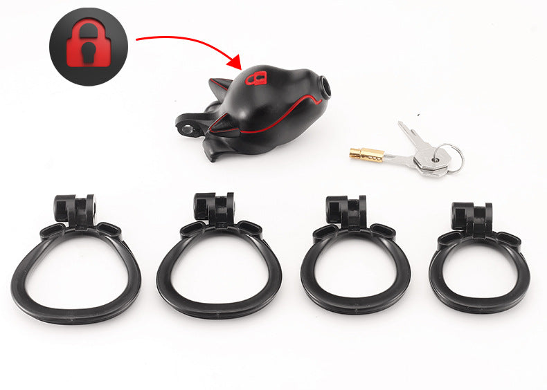Love Teasing Dog Head Chastity Lock Cosplay Chastity Lock