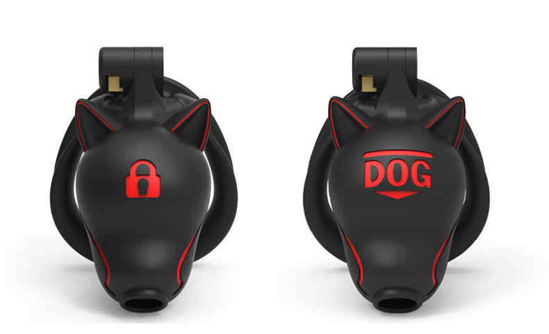 Love Teasing Dog Head Chastity Lock Cosplay Chastity Lock