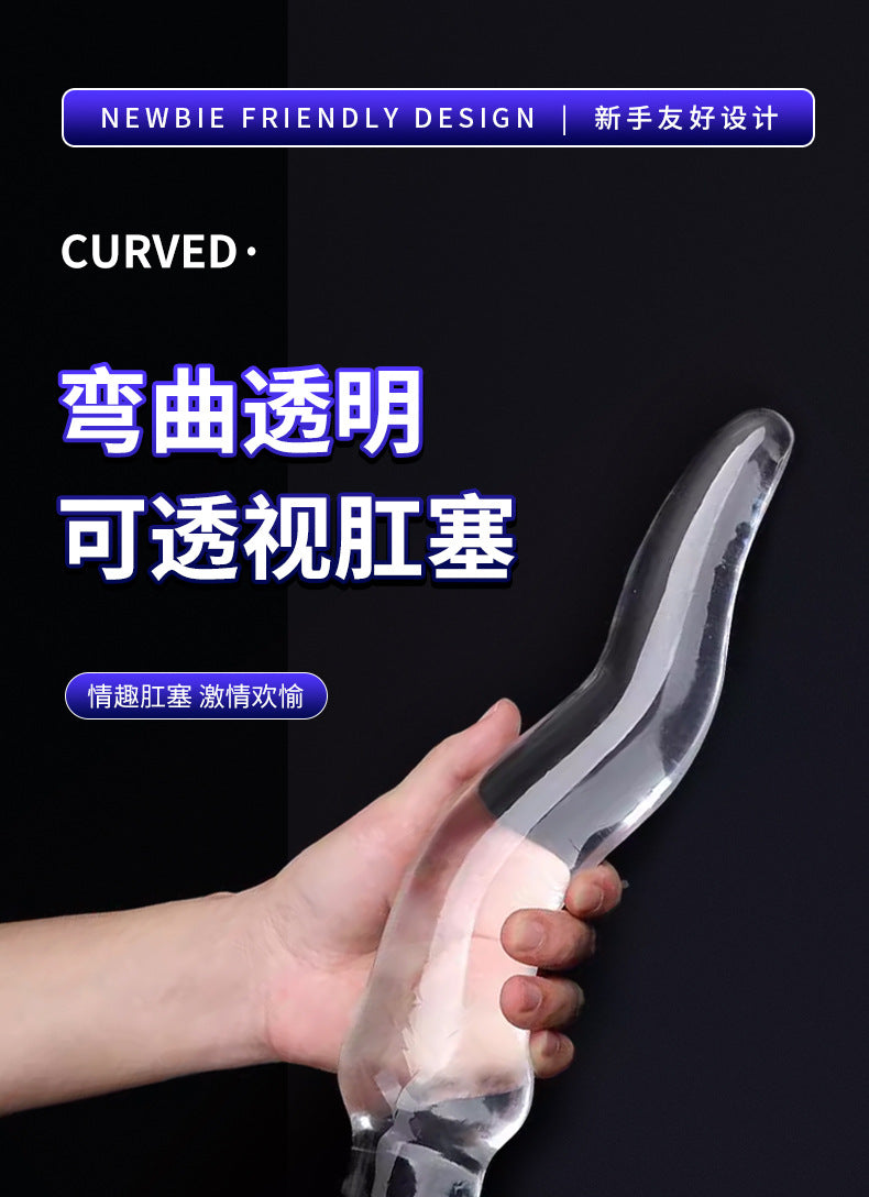 Vicky Shi Small Waist Transparent Anal Plug Soft Female Alternative sm Sexy Masturbator Toys