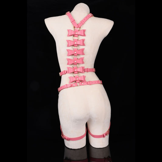 New Sissy Fun sm Set of Wearable Leather Butterfly End Binding Clothes