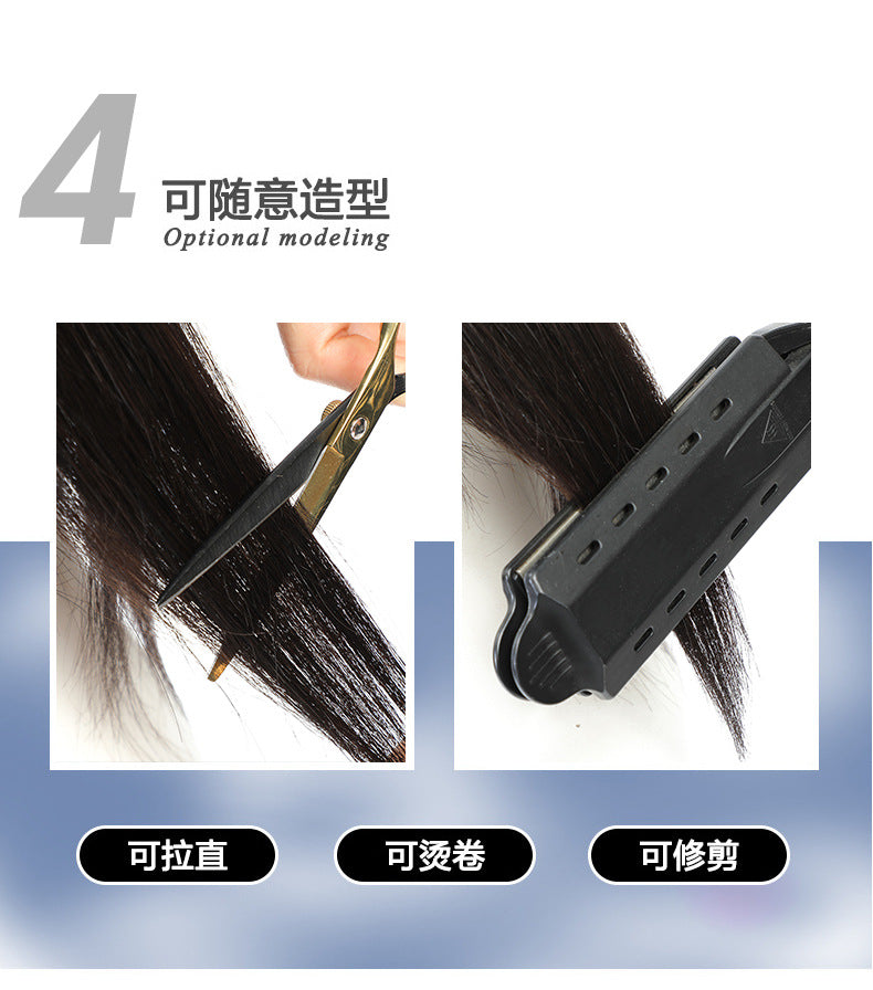 Xuchang Wig Cross-Border Amazon Foreign Trade Fashion European and American Bob Wig Full Head Set wigs Short Straight Hair