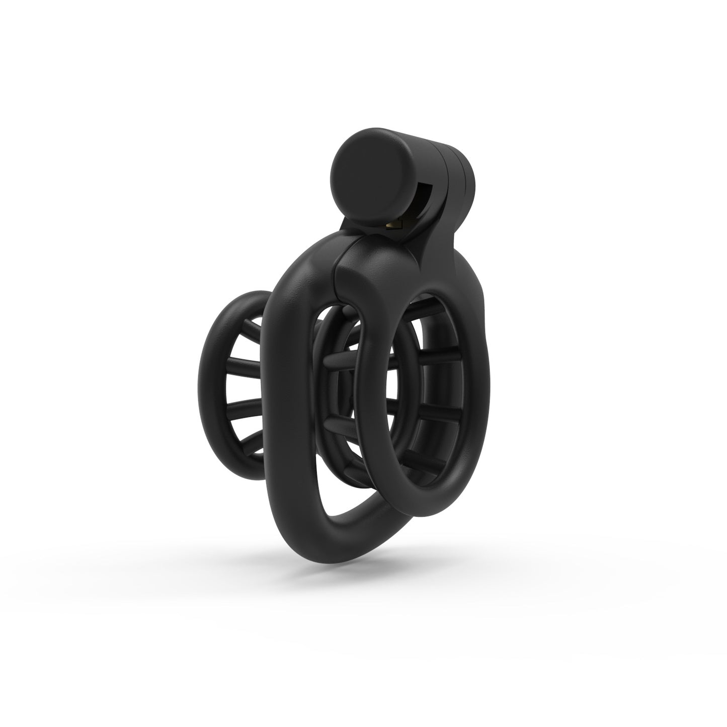 JSSMATE Nylon Negative Small Waist Fish Basket Chastity Lock Chastity Device