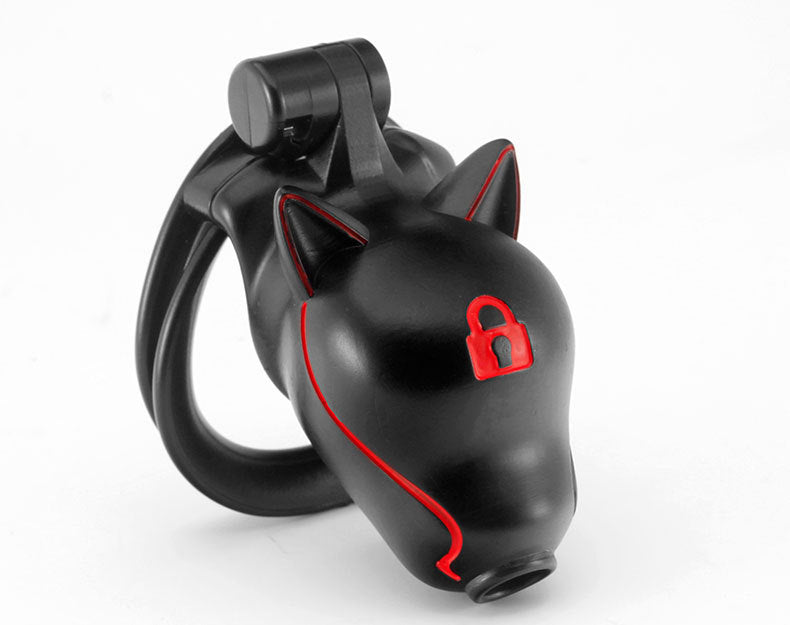 Love Teasing Dog Head Chastity Lock Cosplay Chastity Lock