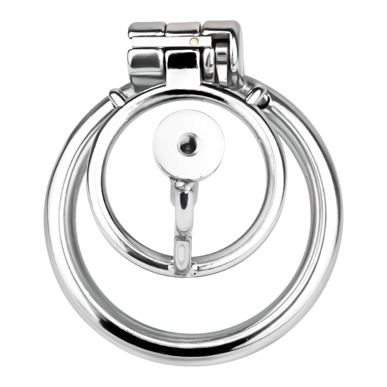 FRRK-238Metal Stainless Steel Horse Eye Rod Anti-Escape Chastity Lock with Urination Catheter for Men