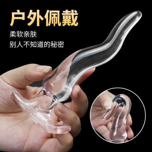Vicky Shi Small Waist Transparent Anal Plug Soft Female Alternative sm Sexy Masturbator Toys