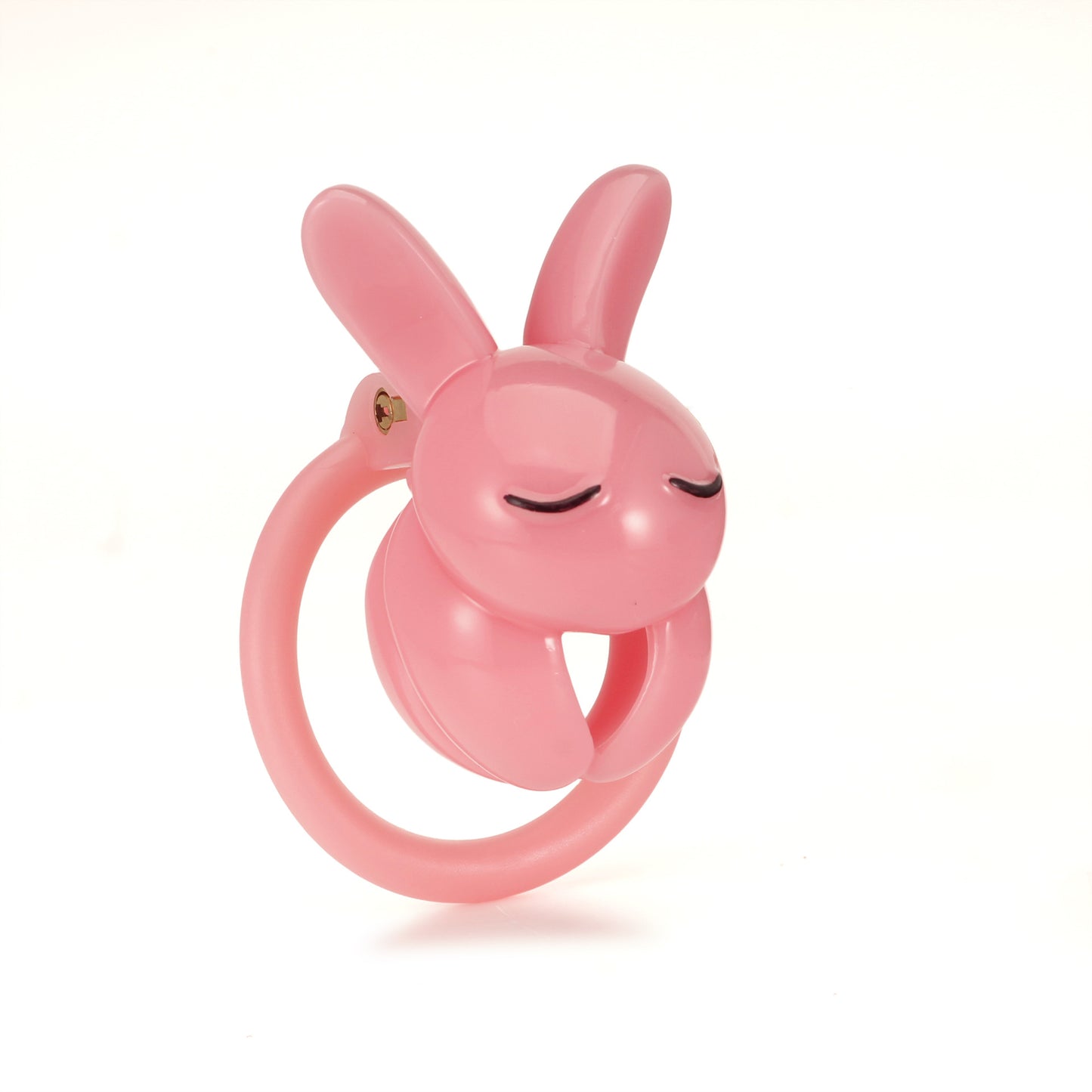 JSSMATE  White Pink Long Ears Rabbit CB Lock